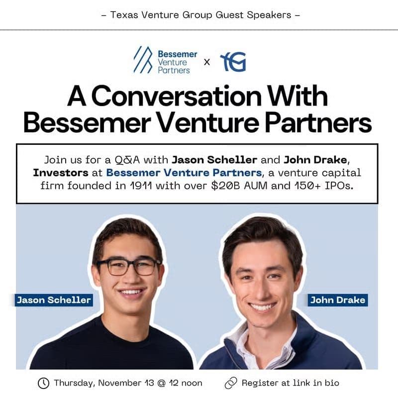 TVG x Bessemer Venture Partners
